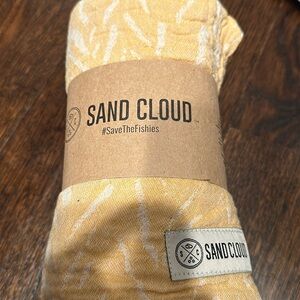 Sand Cloud Outer Banks Yellow Turkish Cotton Towel - NEW